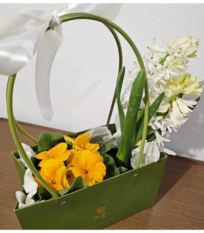 Aranjament „White Spring Glow”