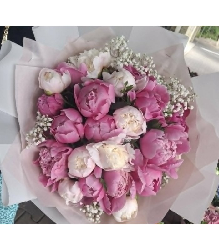 Buchet 21 de bujori 