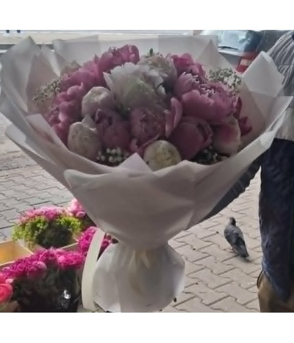 Buchet 21 de bujori 