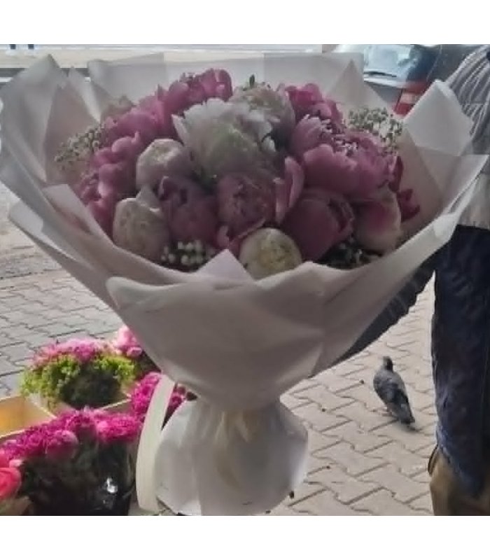 Buchet 21 de bujori 