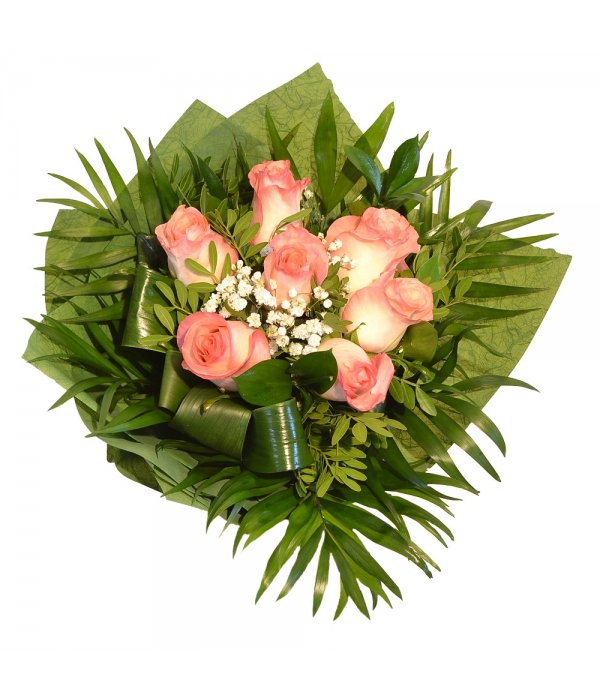 Buchet trandafiri roz