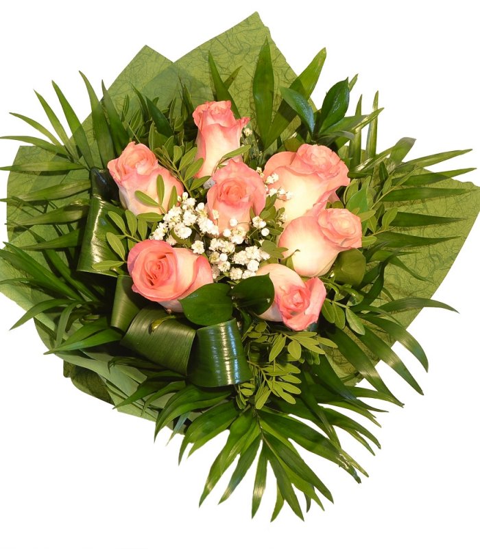 Buchet trandafiri roz