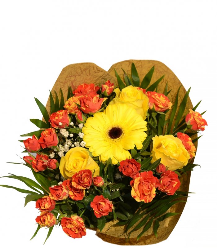 Buchet mixt tross si gerbera