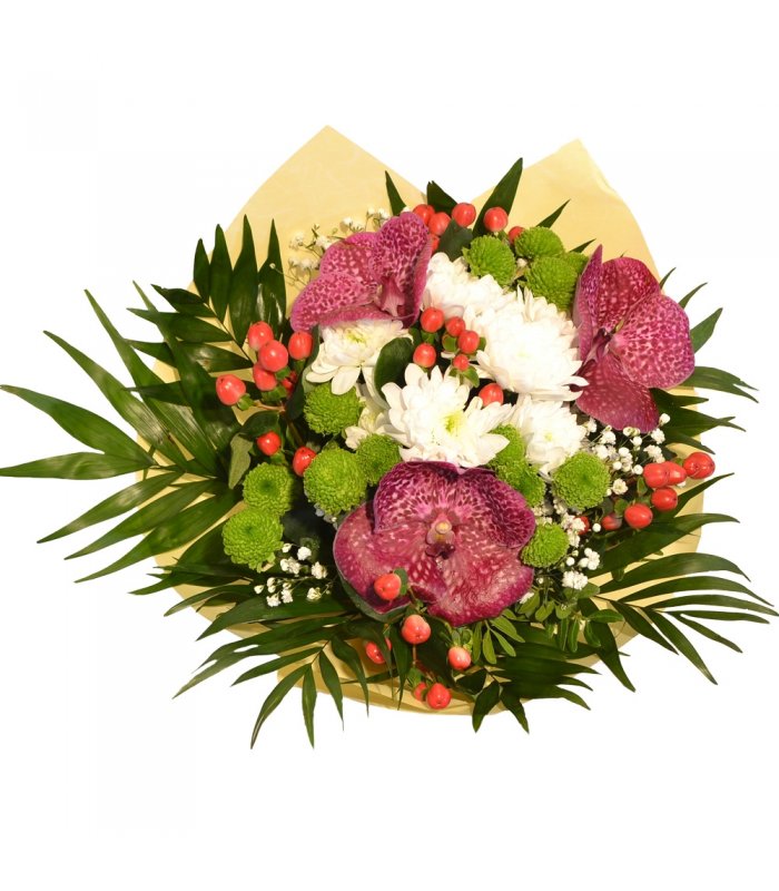 Buchet mixt orhidee