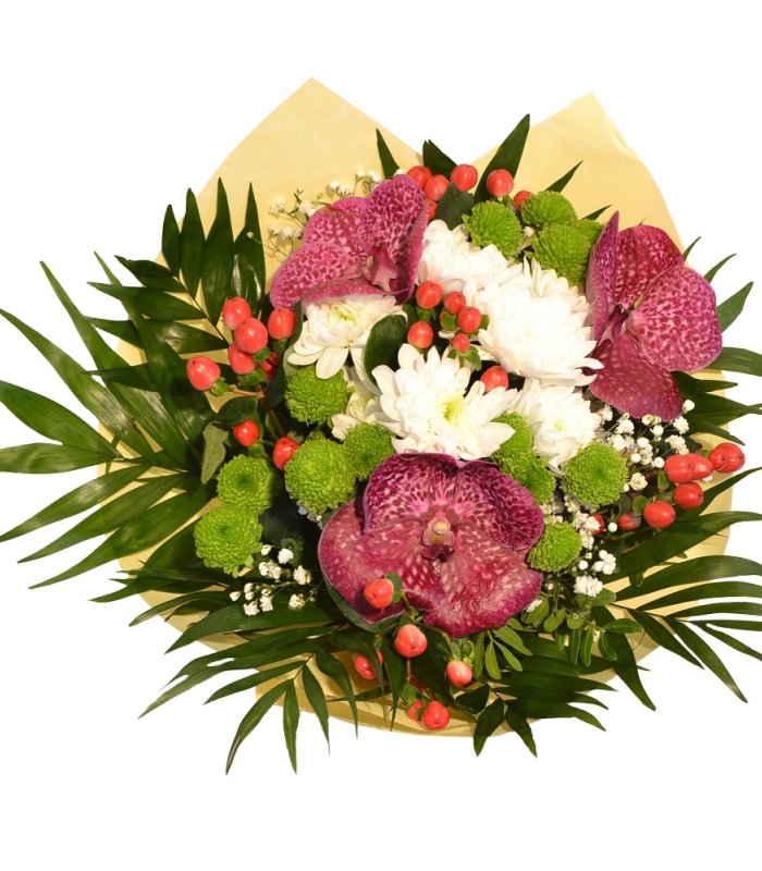 Buchet mixt orhidee