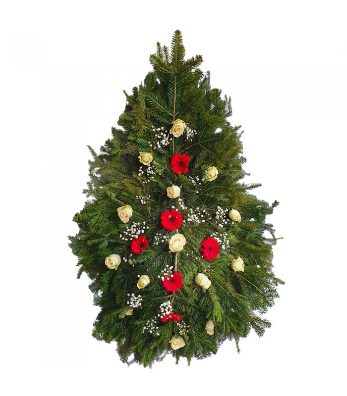 Coroana trandafir alb