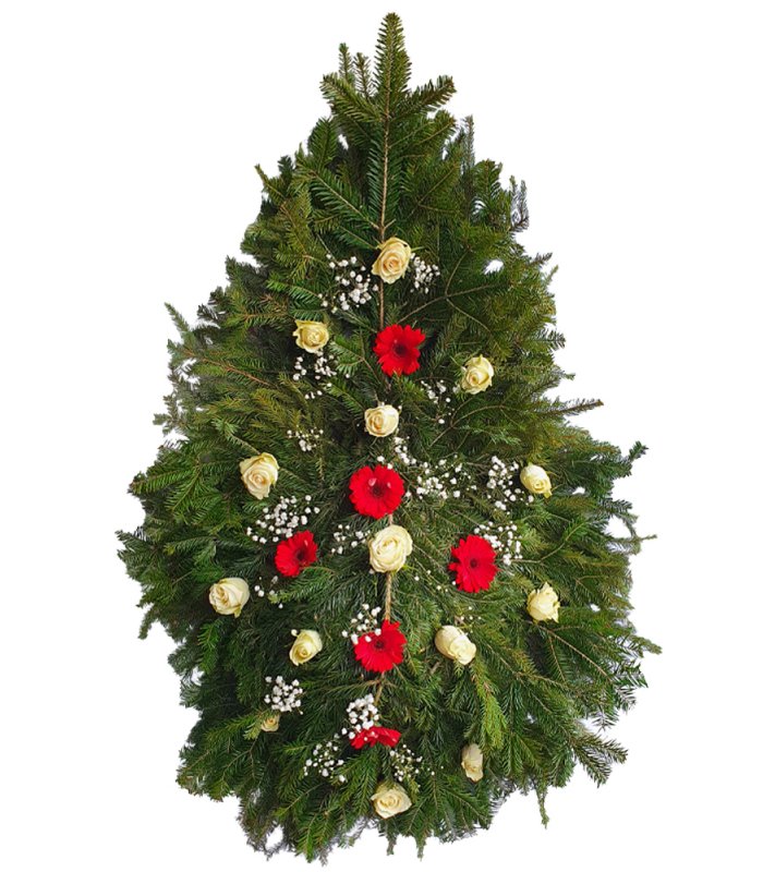 Coroana trandafir alb