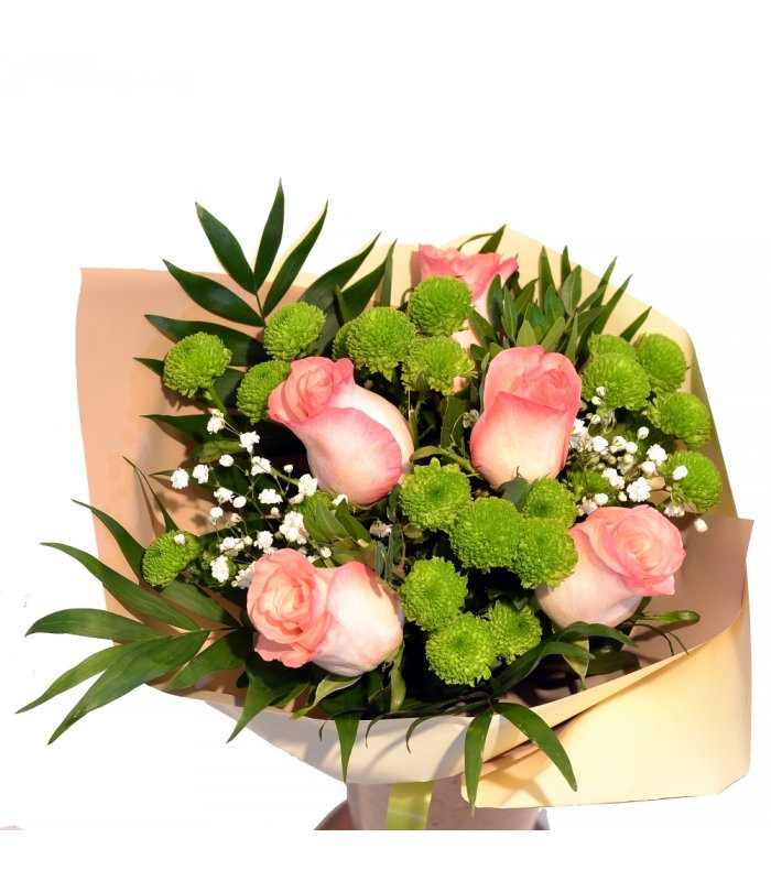 Buchet mixt trandafiri 5 fire